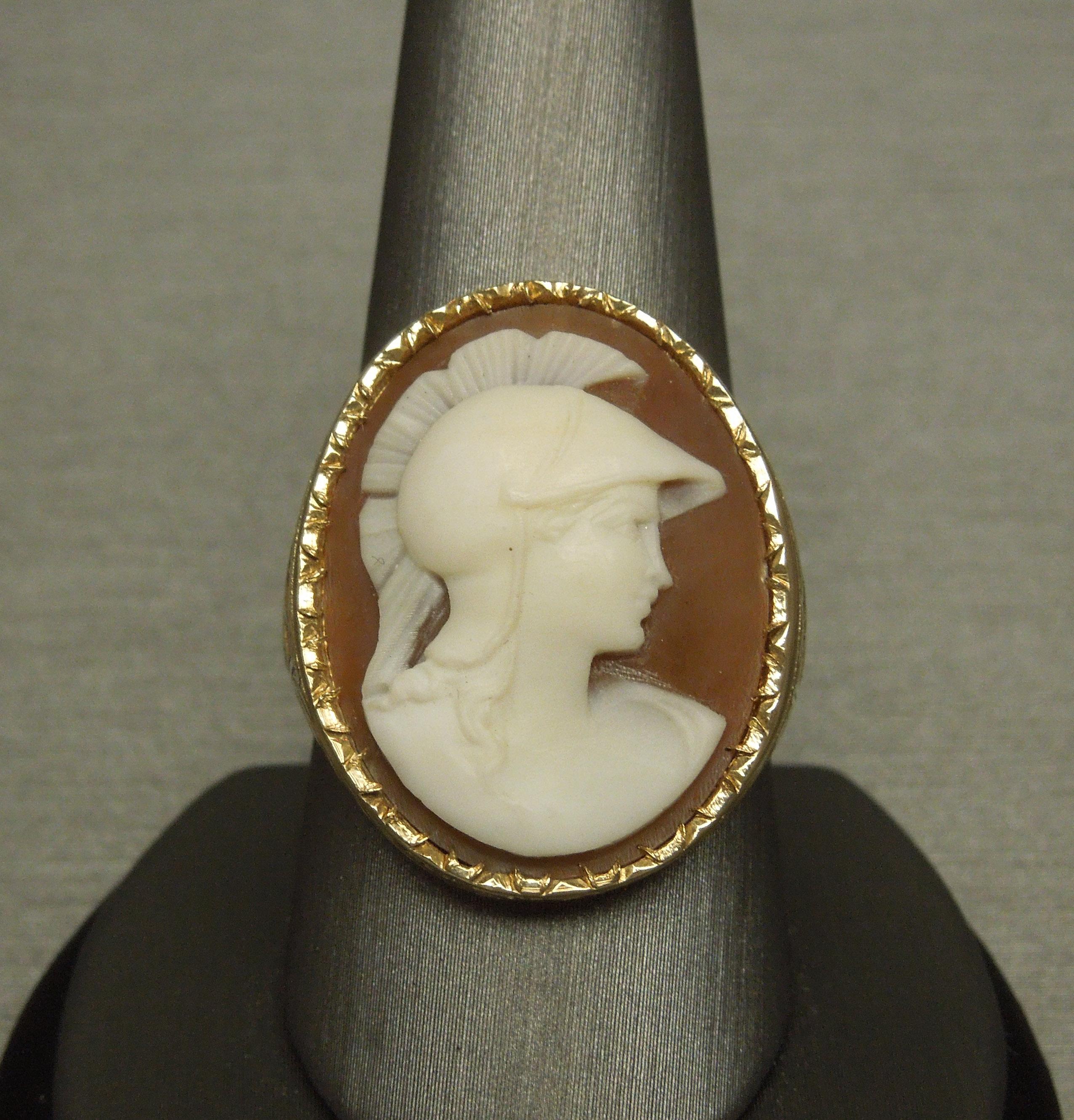 men's cameo ring