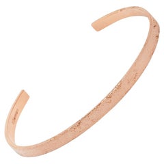 Pulsera brazalete de papel de oro rosa para hombre de Allison Bryan