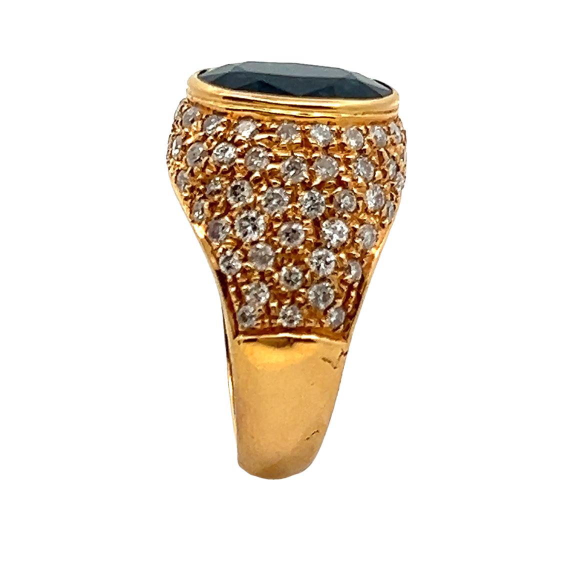 Men's Sapphire Ring For Sale 1