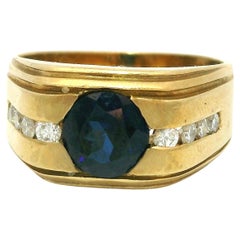 Vintage Men's Sapphire Ring