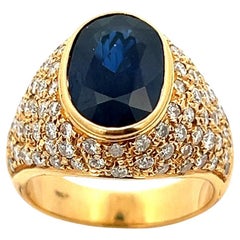 Vintage Men's Sapphire Ring