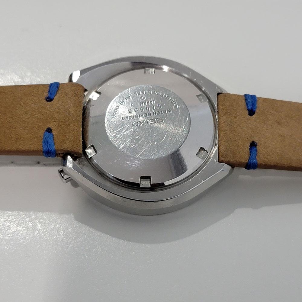 Seiko 5 Sports Bullhead 6138-0049 Chronographe automatique des années 1970 vintage RA373 en vente 5