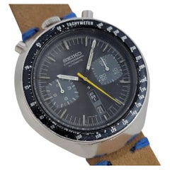 Herren Seiko 5 Sports Bullhead 6138-0049 Chronograph Automatik 1970er Jahre Vintage RA373