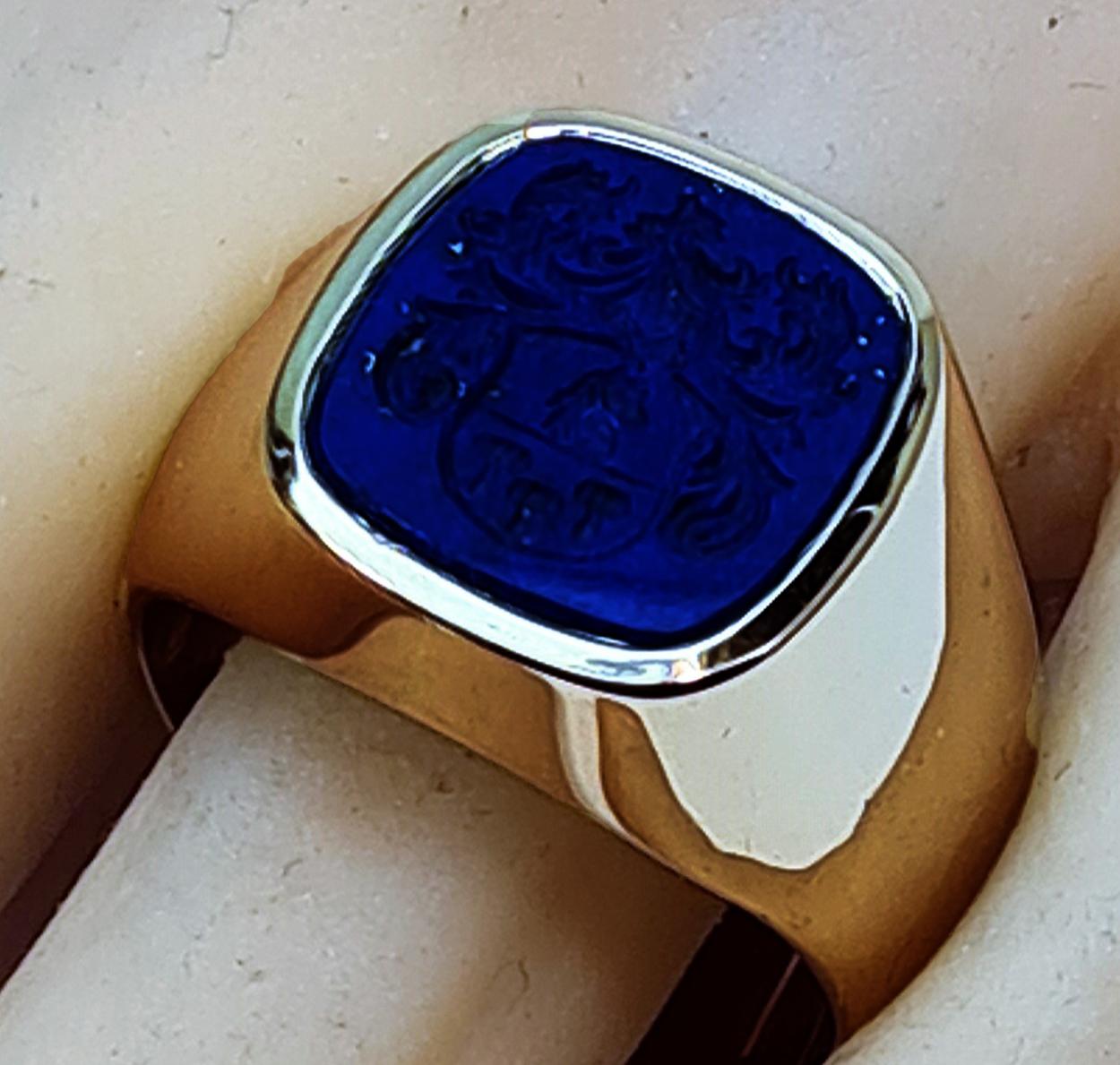 mens lapis lazuli ring