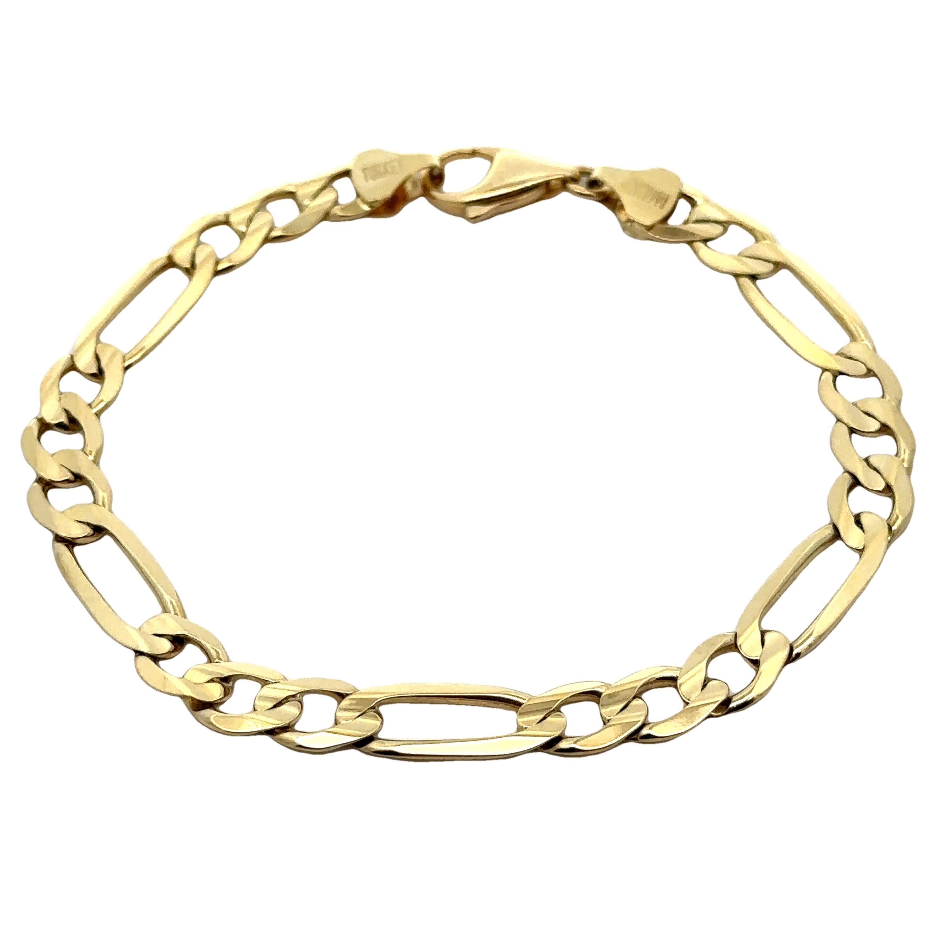 Men's Solid 14k Yellow Gold 8.5