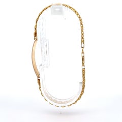 Men's Solid 18k Yellow Gold 9" Engravable ID Bismark Link Bracelet