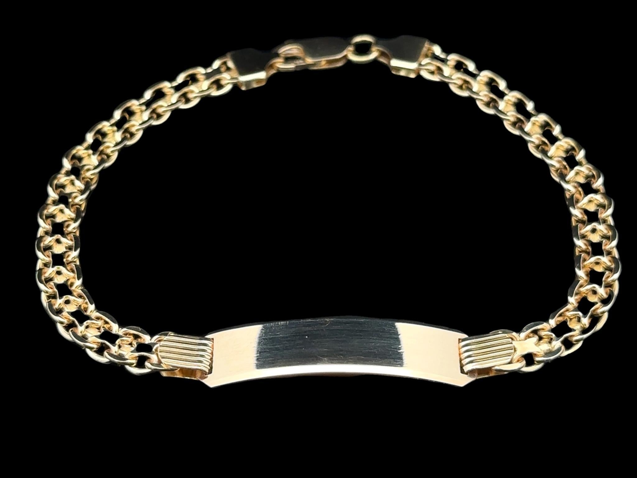 Men's Solid 18k Yellow Gold 9