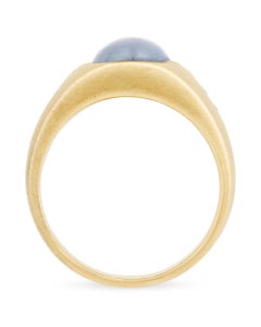 Men's Star Sapphire Ring, 3.00 Carat