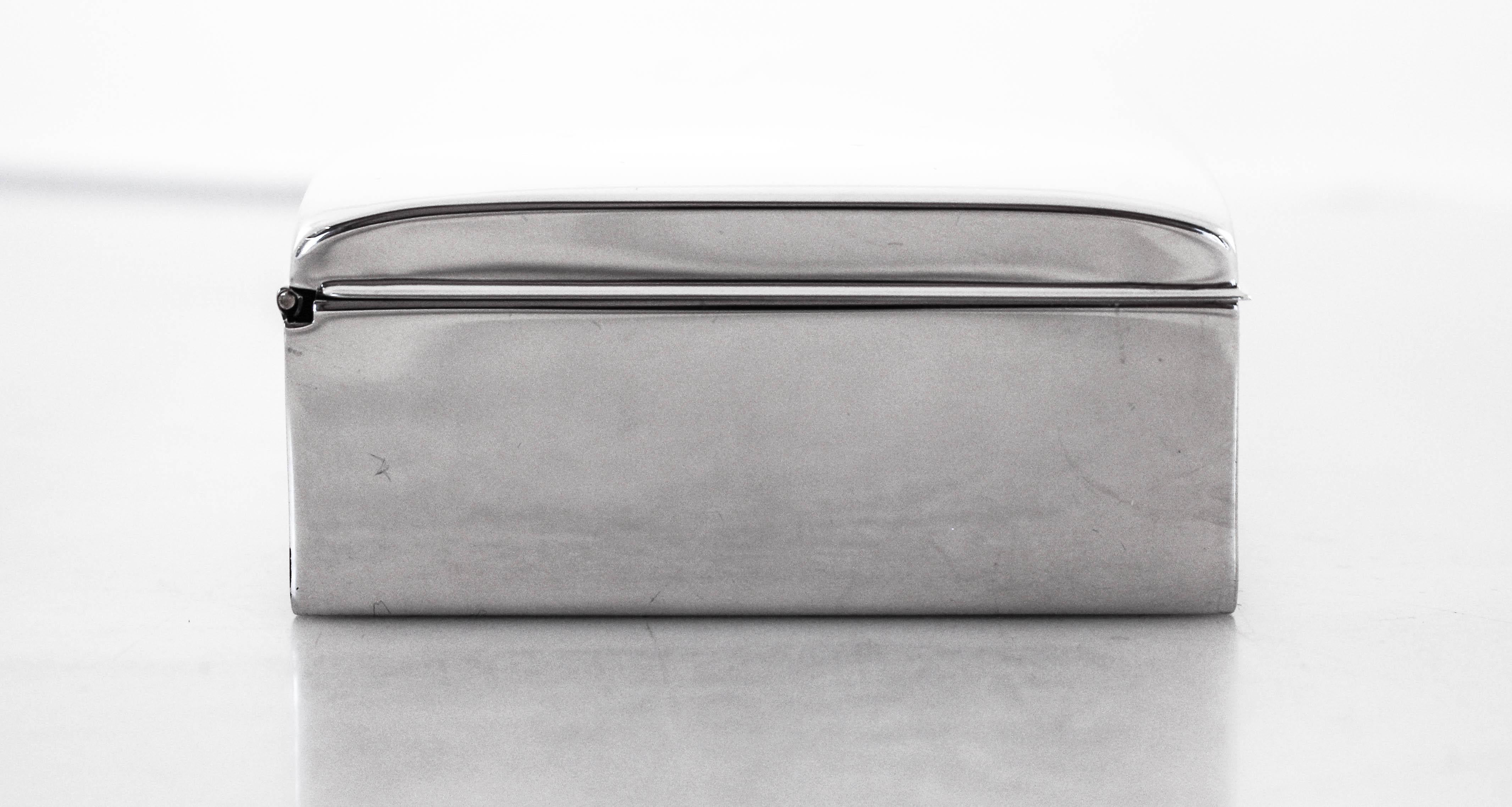 Mid-20th Century Men’s Sterling Jewelry Box