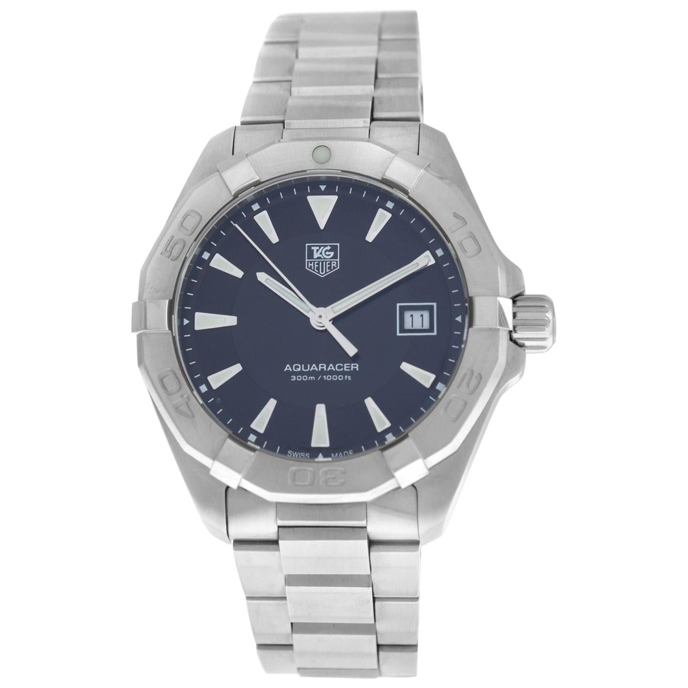Men's TAG Heuer Aquaracer WAY1110 Steel Date Quartz Watch