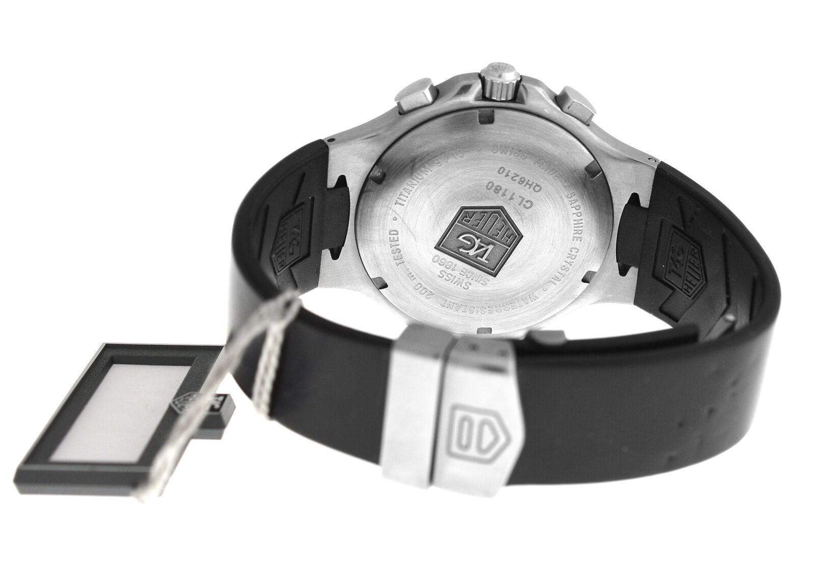 Men's TAG Heuer Kirium CL1180 Ti5 Titanium Chronograph Date Quartz Watch 3