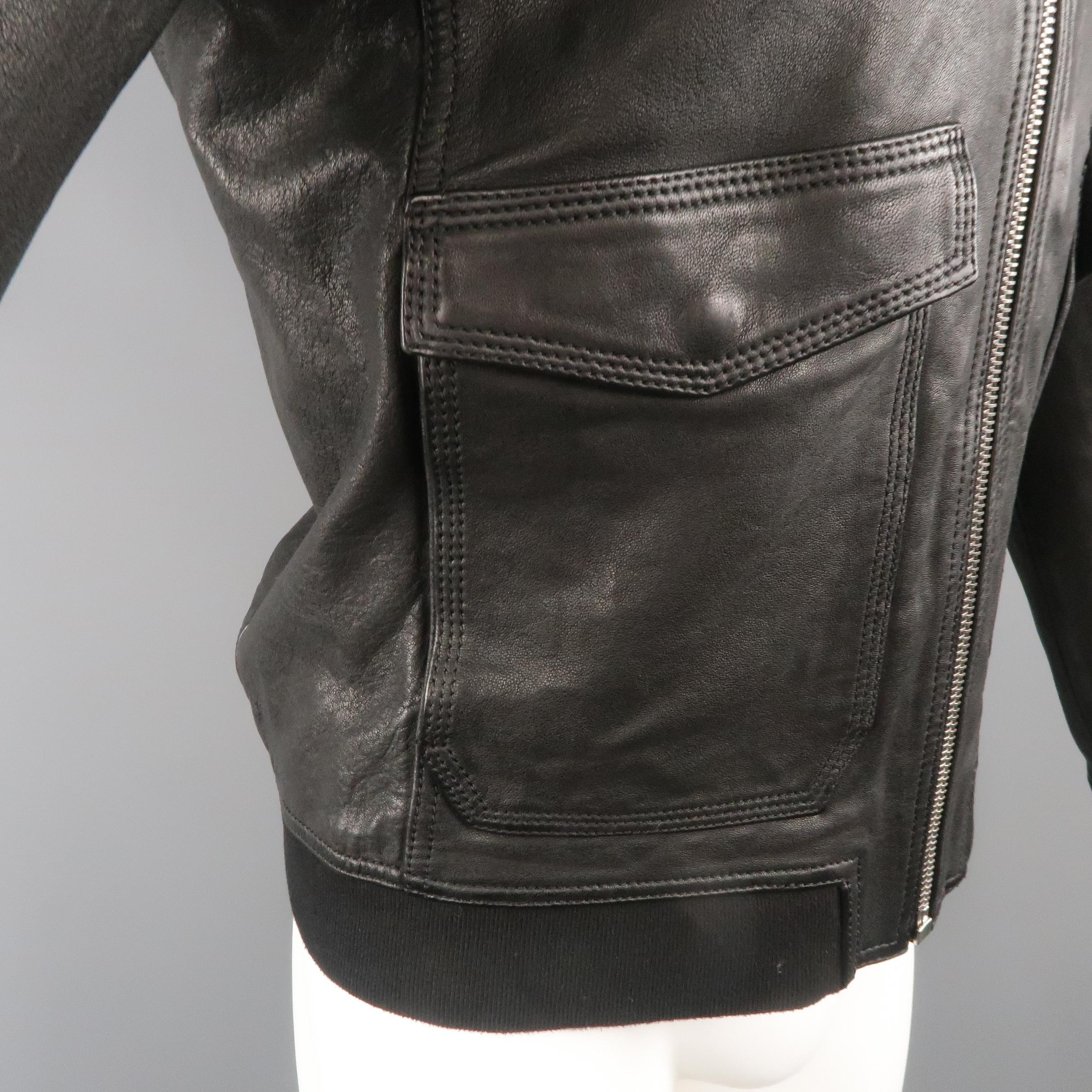 the kooples black leather jacket