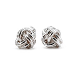 Boutons de manchette Tiffany & Co. en argent 925 à double nœud pour hommes