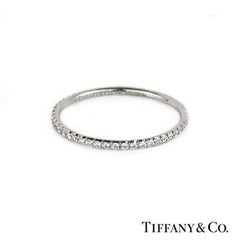 Men's Tiffany & Co. Metro Diamond Set Eternity Wedding Band Ring