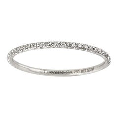Bague d'alliance pour homme Tiffany & Co. Metro sertie de diamants pour un mariage éternel