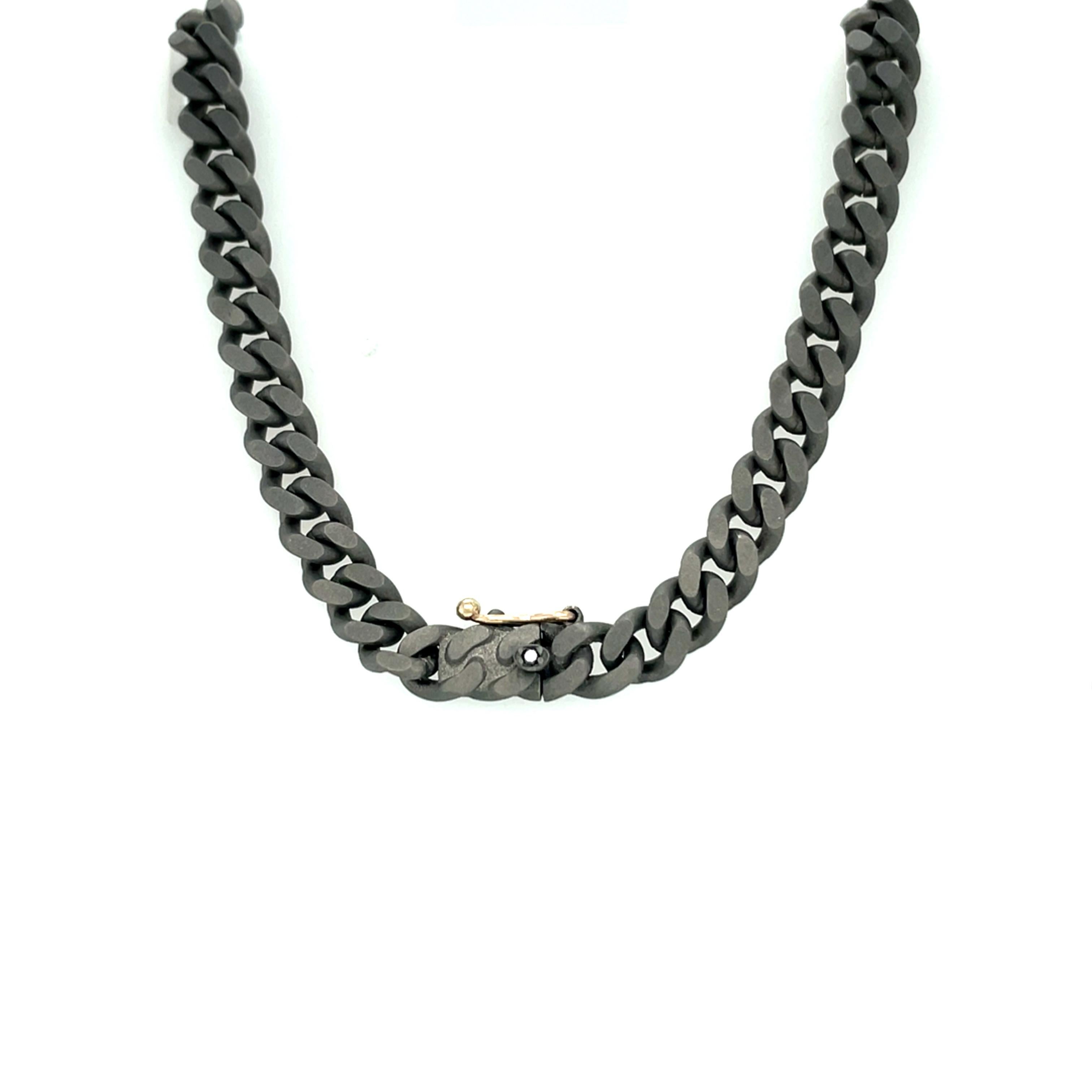 black titanium chains