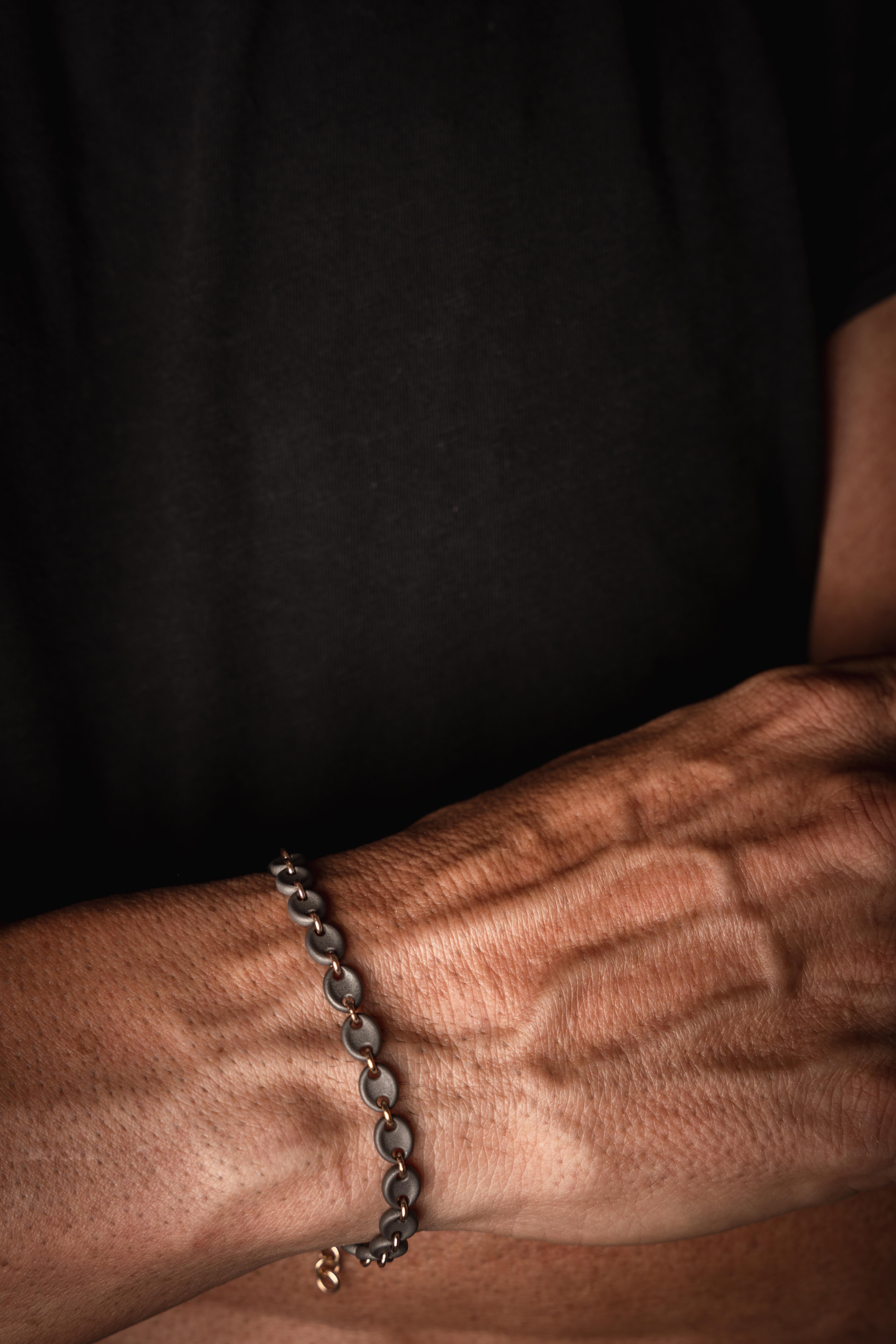 titanium link bracelet