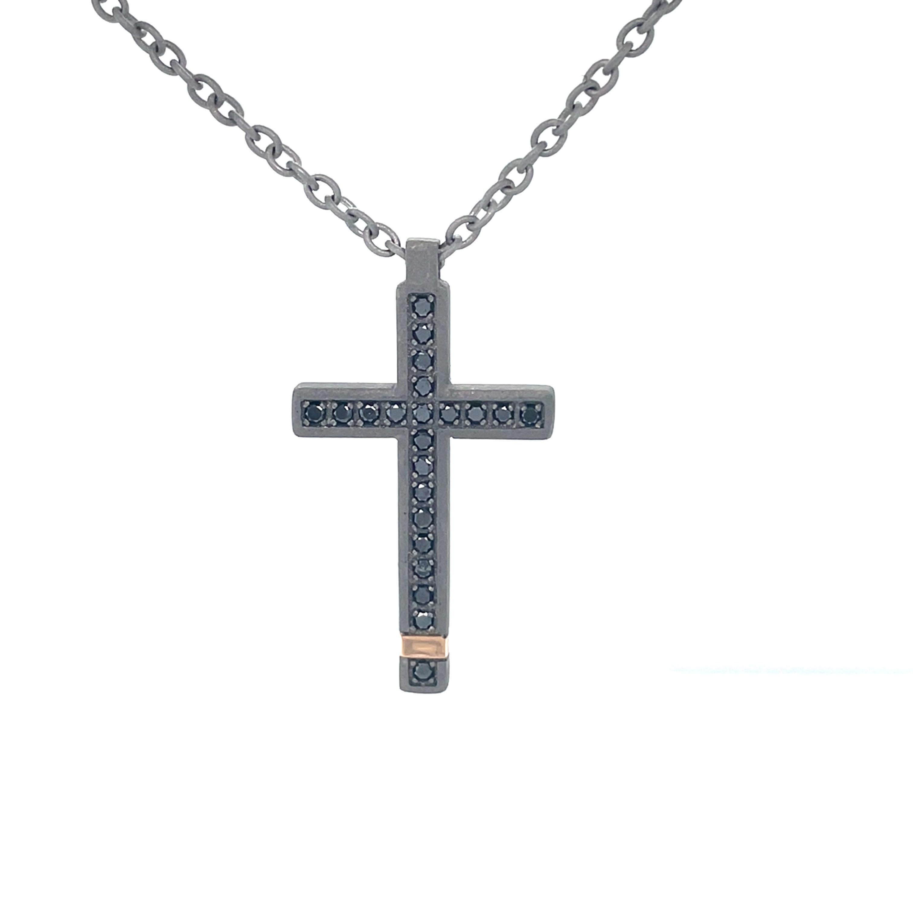 manly cross necklace