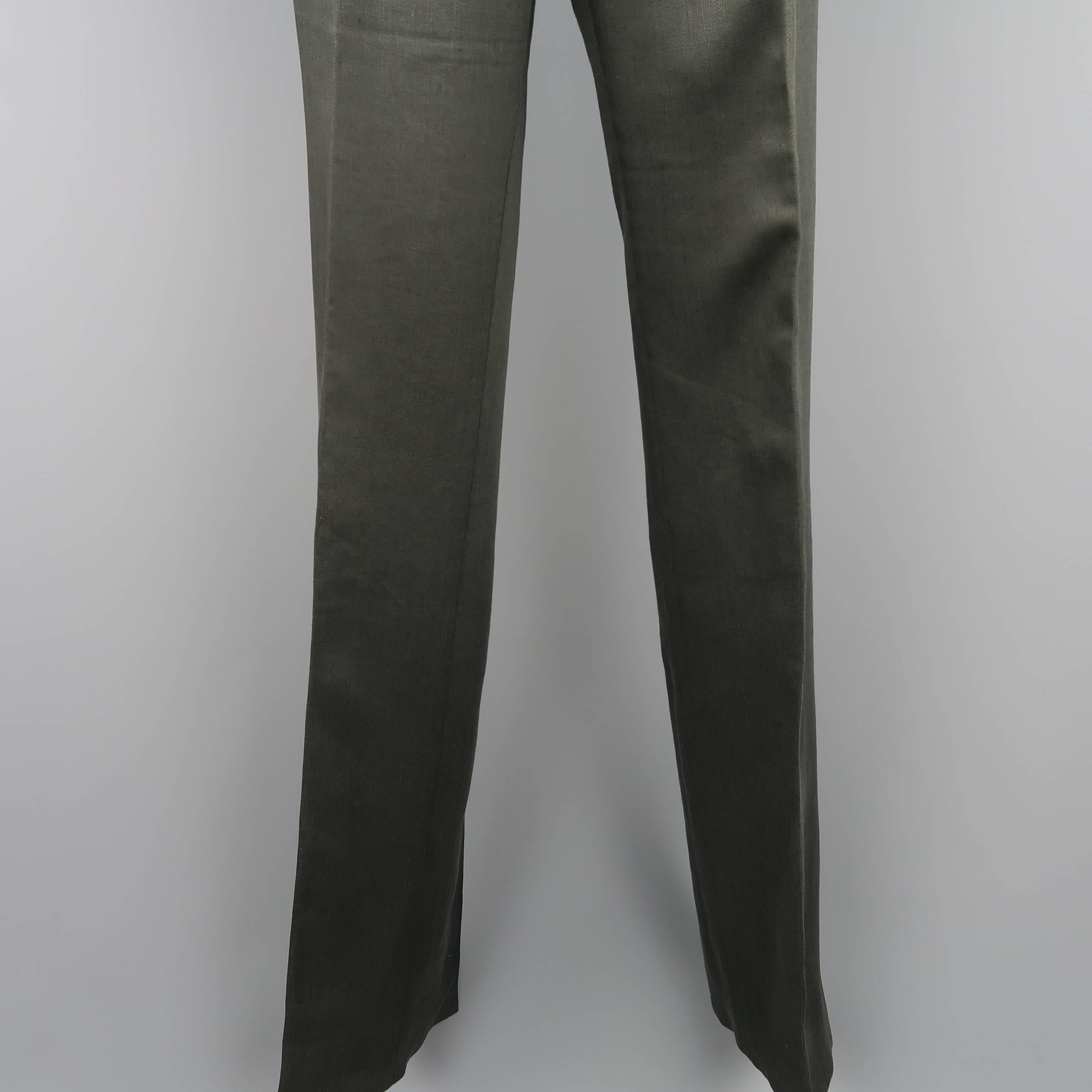 mens forest green dress pants