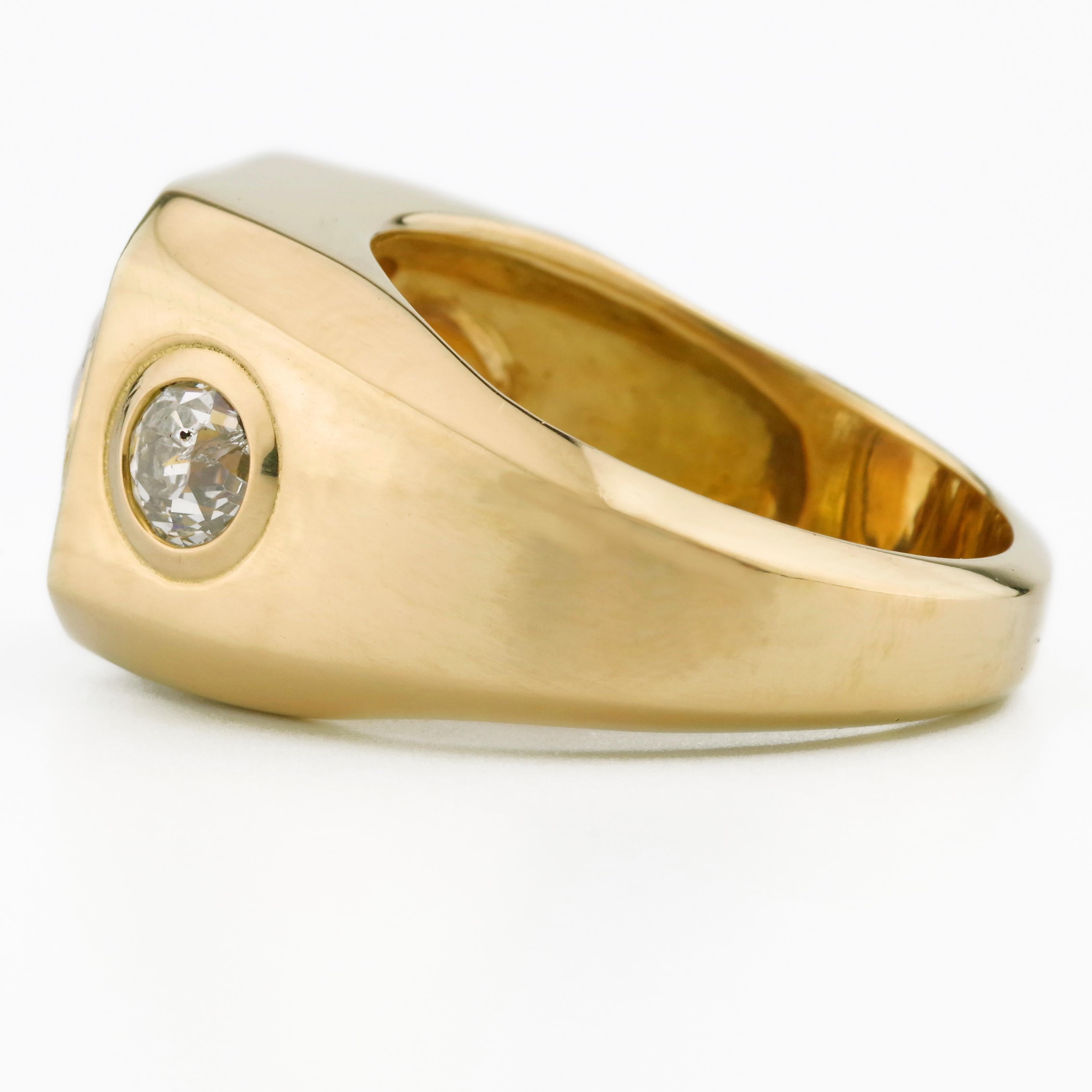 Men's Precious Topaz Ring in Whiskey is Ruggedly Handsome 1