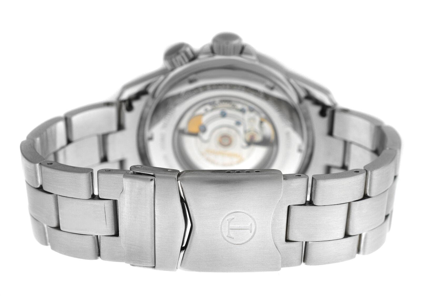 Men's Tourneau T2836 Stainless Steel Automatic Date Watch For Sale 1