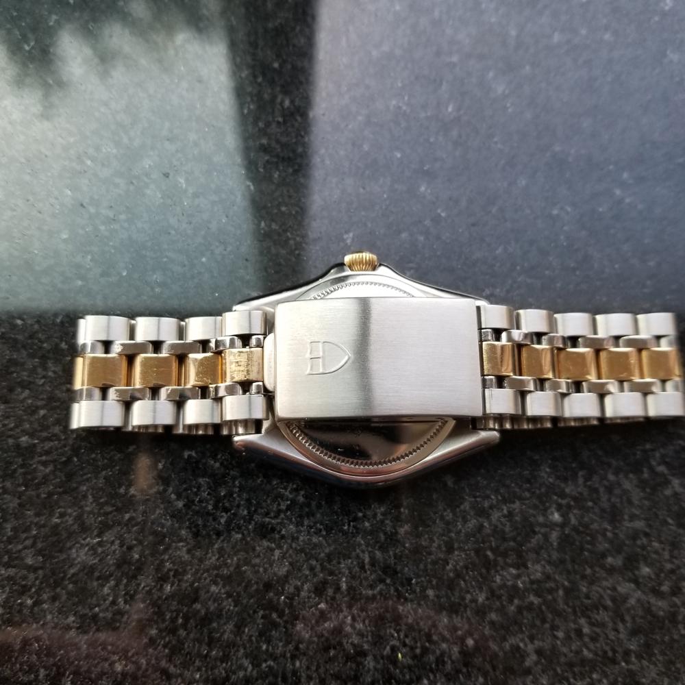 Herren Tudor Monarch 15733 18k Gold und SS Quarz datiert ca. 1990er Jahre Schweizer LV954 4
