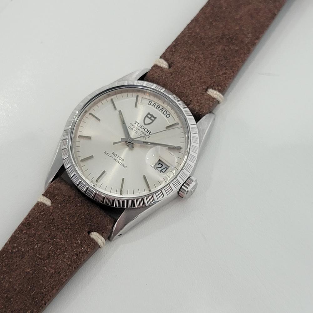 Men's Mens Tudor Oyster Prince Ref 94510 Date Day 36mm Automatic 1980s Swiss RA251 For Sale