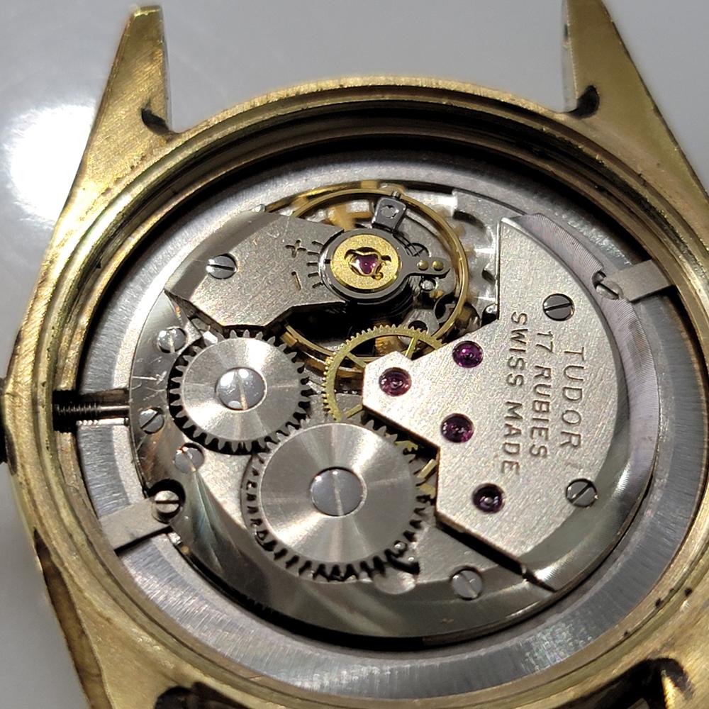Herren Tudor Oyster Ref 7991/1 Gold-gefasster Handaufzug 1970er Jahre Vintage RA201 8