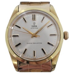 Herren Tudor Oyster Ref 7991/1 Gold-gefasster Handaufzug 1970er Jahre Vintage RA201