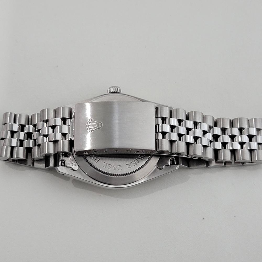 Mens Tudor Prince Oysterdate 74000 35mm Automatic Linen Dial 1980s Swiss RA454 7