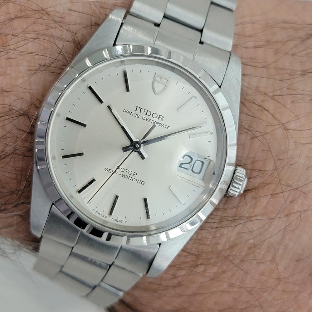 Mens Tudor Prince Oysterdate 74020 Automatic with Box 1990s All Original RA308 5