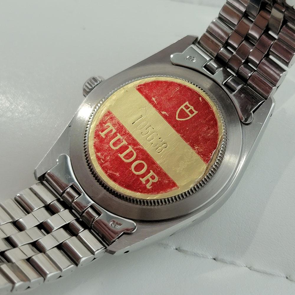 Mens Tudor Prince Oysterdate 75000 Automatic w Paper 1980s RA353 For Sale 2