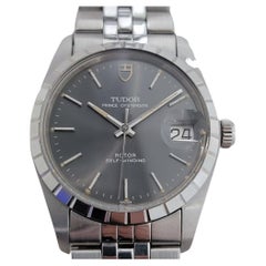Vintage Mens Tudor Prince Oysterdate 75000 Automatic w Paper 1980s RA353