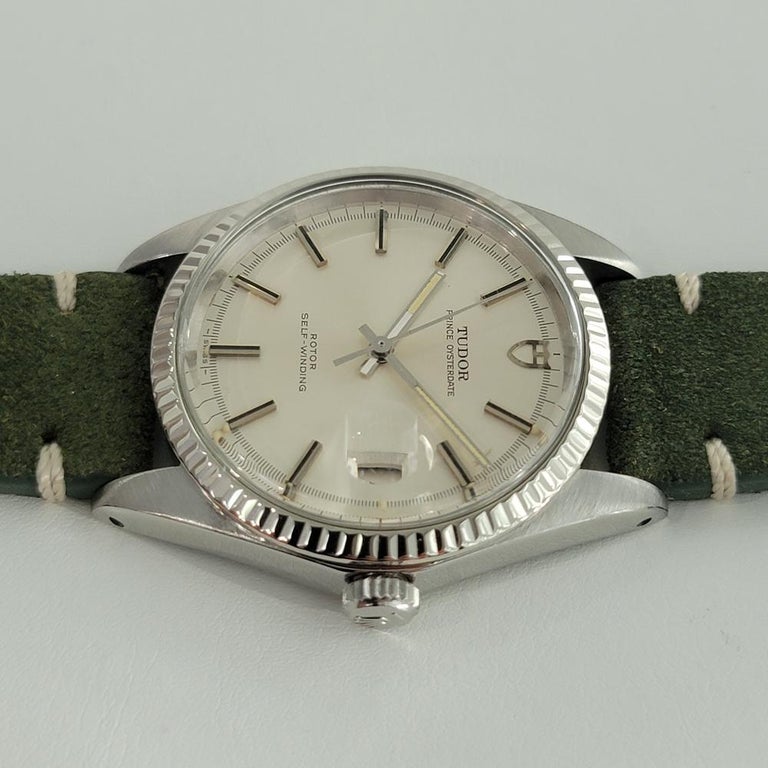 Mens Tudor Prince Oysterdate Ref 7025 18k Gold SS Automatic 1970s RJC117 For Sale 2