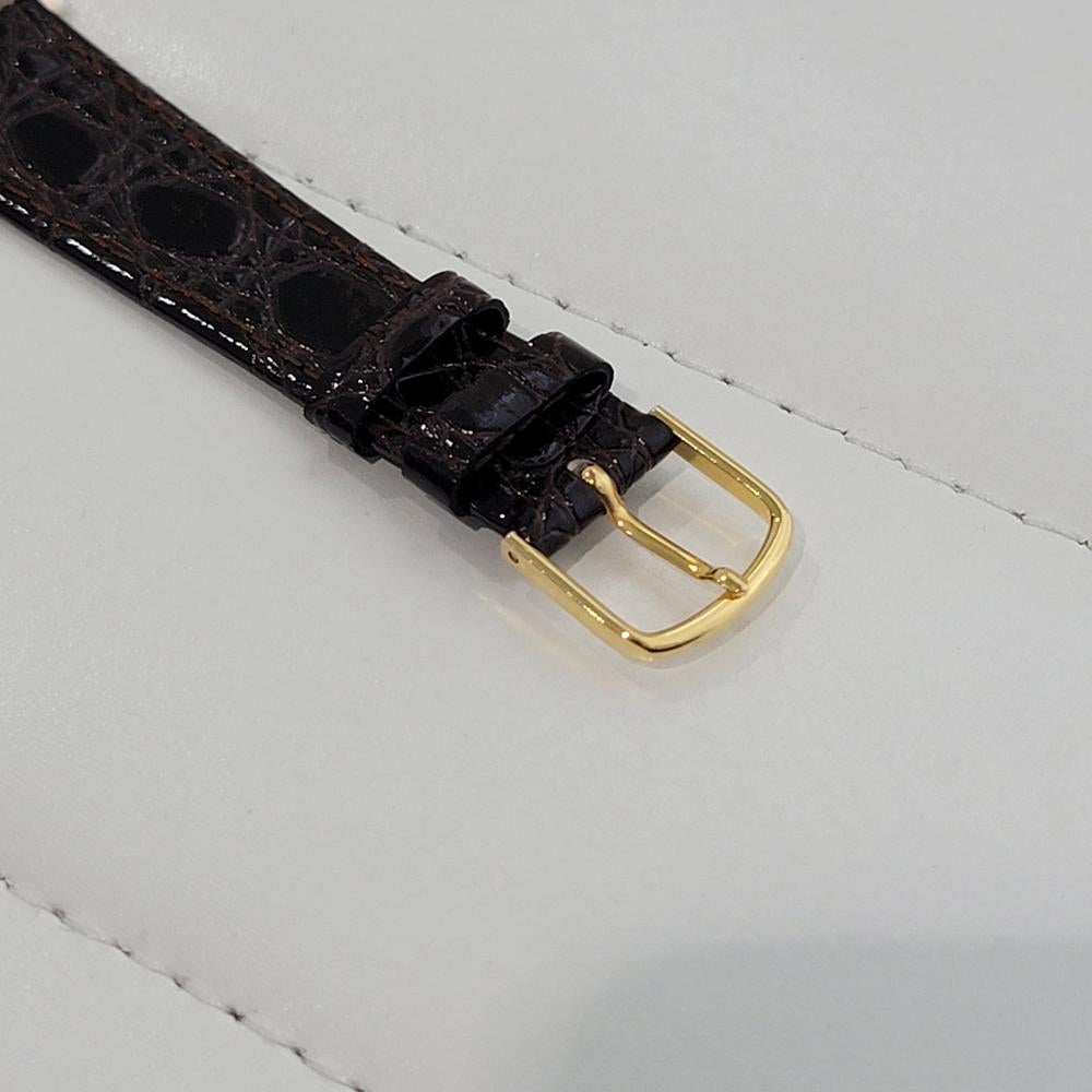 Mens Ulysse Nardin Chronometer 14k Gold Manual Wind 1960s Vintage Swiss RA497 For Sale 3