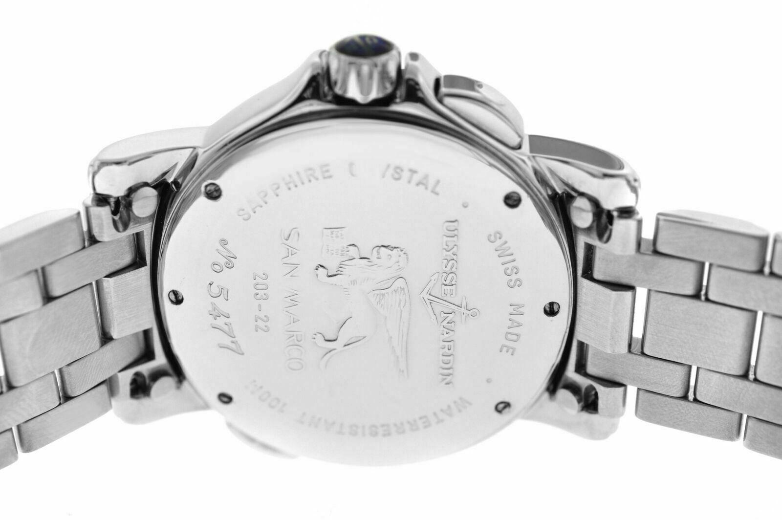 Men's Ulysse Nardin San Marco 203-22 GMT +/- Automatic Date Watch For Sale 1