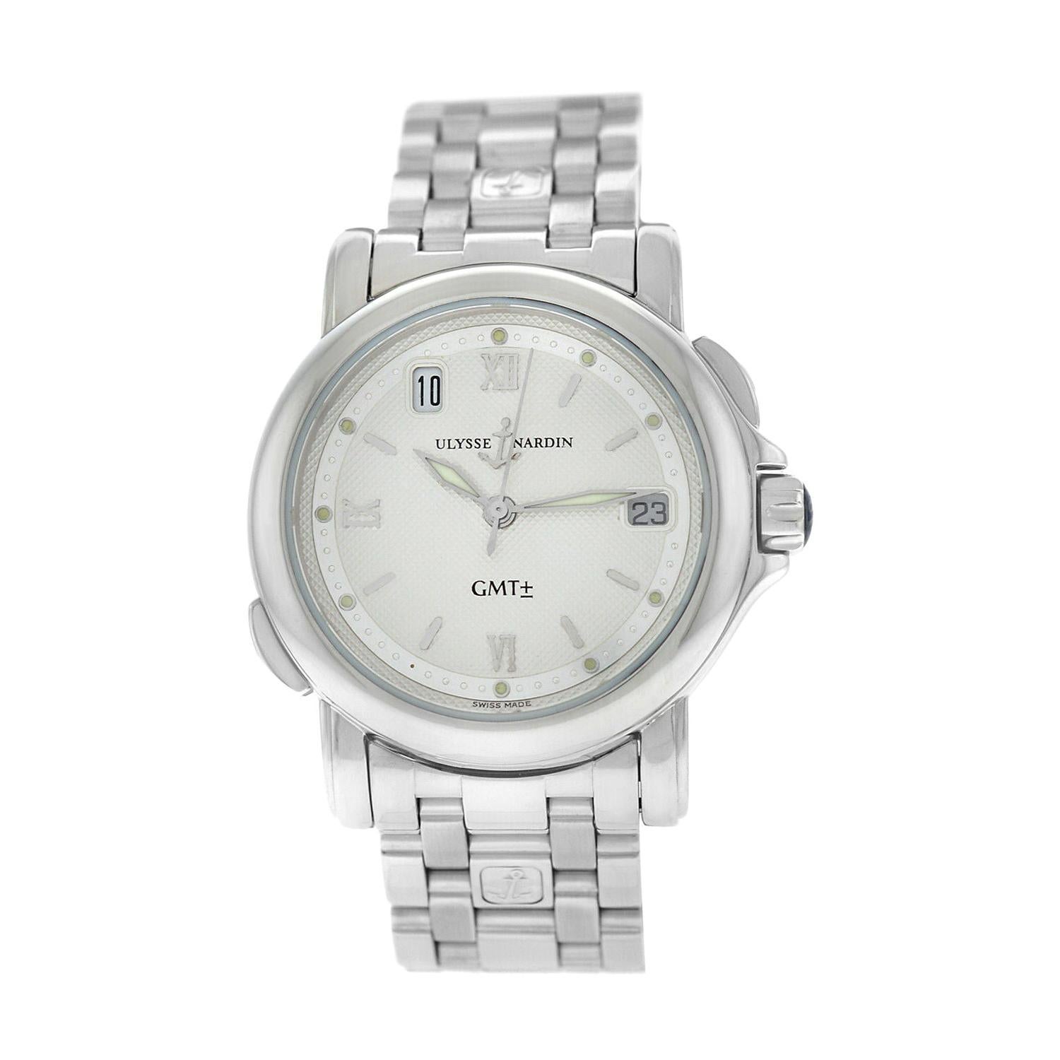 Men's Ulysse Nardin San Marco 203-22 GMT +/- Automatic Date Watch For Sale
