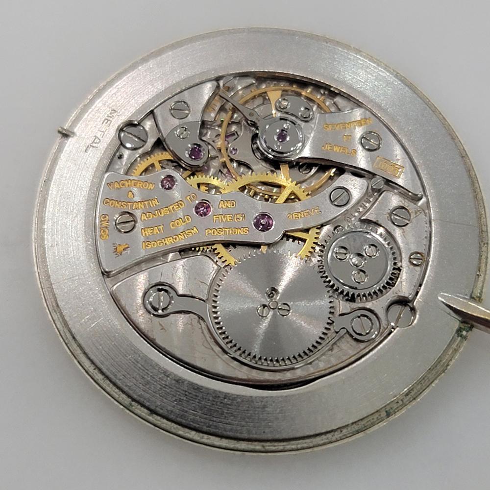 Mens Vacheron Constantin 6351 Geneve 18k Gold 33mm Ultra Thin Manual 1970s RA472 8