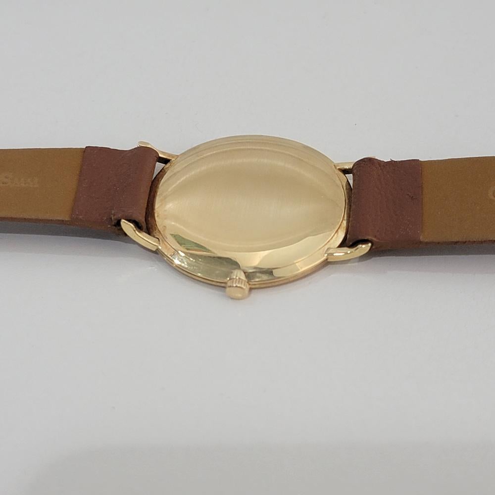 Mens Vacheron Constantin Calatrava 18k Gold 33mm Ultra Thin Manual 1970s RA430 6