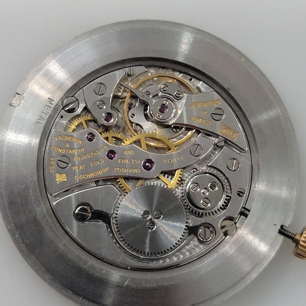 Mens Vacheron Constantin Calatrava 18k Gold 33mm Ultra Thin Manual 1970s RA430 7