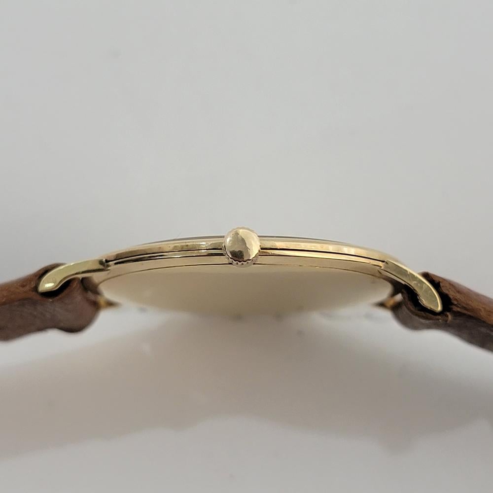 Mens Vacheron Constantin Calatrava 18k Gold 33mm Ultra Thin Manual 1970s RA430 5