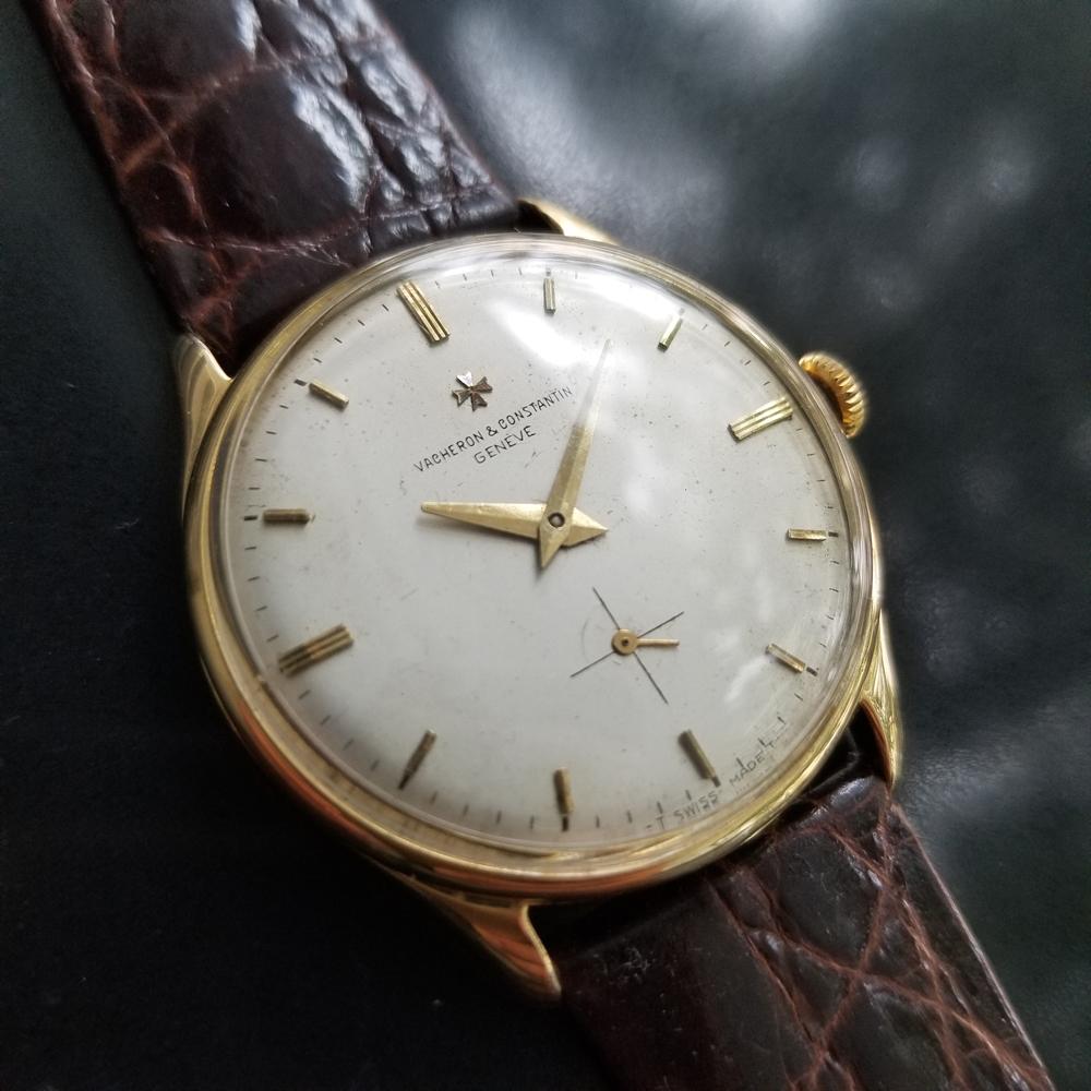 vacheron constantin geneve 18k solid gold wrist watch