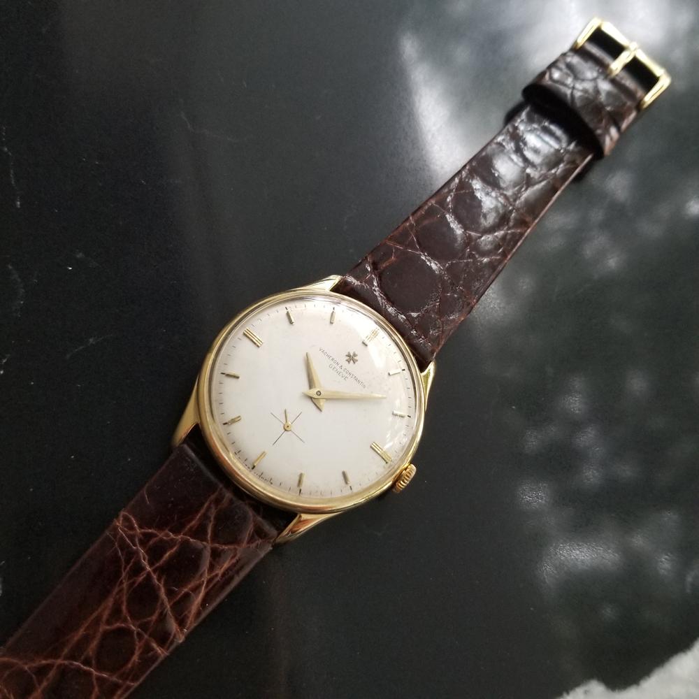 Mens Vacheron & Constantin Geneve 18k Solid Gold Hand-Wind, c.1960s MA168 1