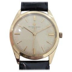 Herren Vacheron Constantin Geneve 6361 18k Gold Manual Wind 1950er Jahre Schweizer RA367