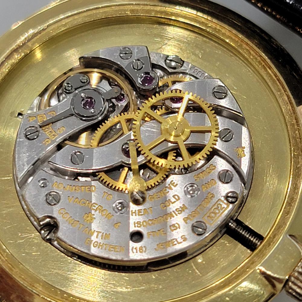 Herren Vacheron Constantin Geneve Ref 6361 35mm 18k Gold Handaufzug 1950er Jahre RA367B 8