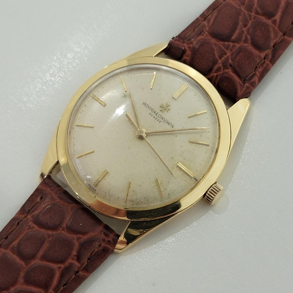 Herren Vacheron Constantin Geneve Ref 6361 35mm 18k Gold Handaufzug 1950er Jahre RA367B 1