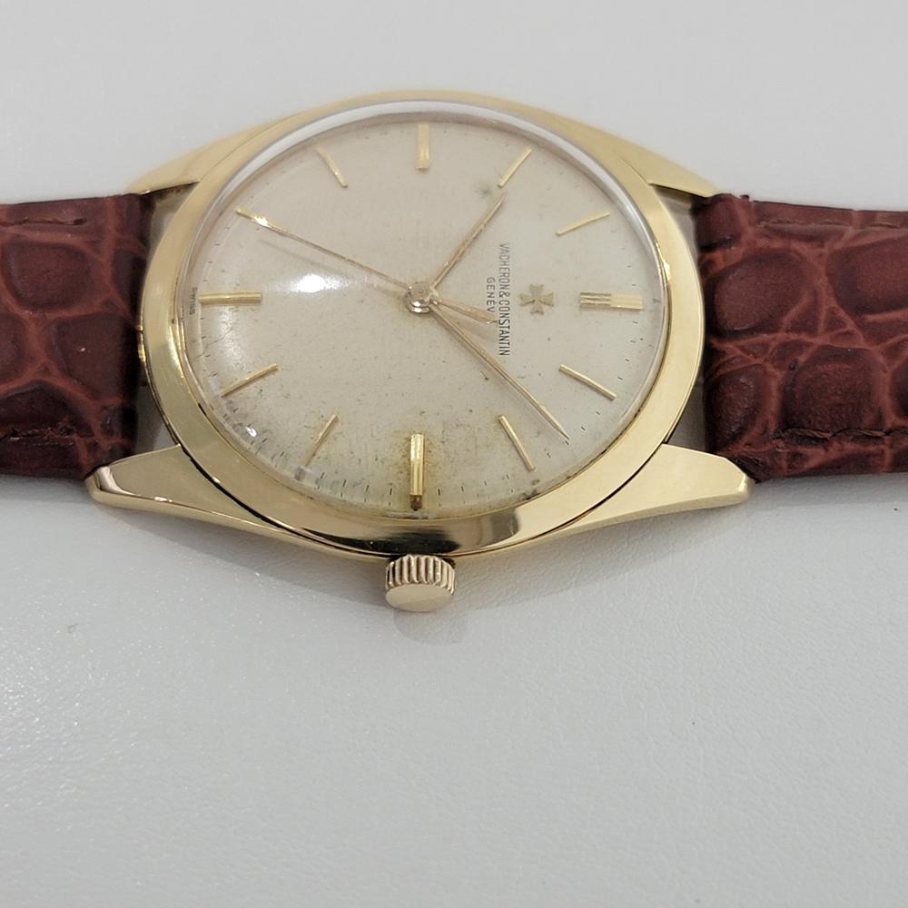Herren Vacheron Constantin Geneve Ref 6361 35mm 18k Gold Handaufzug 1950er Jahre RA367B 2