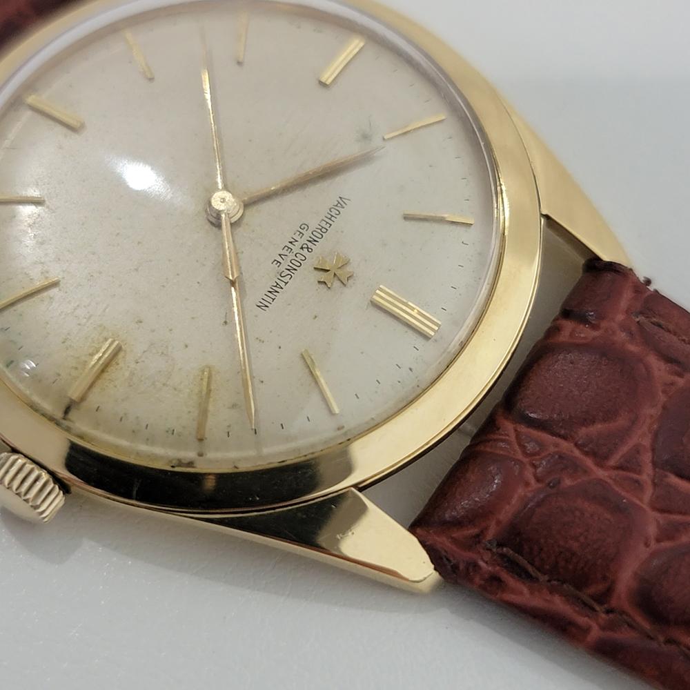 Herren Vacheron Constantin Geneve Ref 6361 35mm 18k Gold Handaufzug 1950er Jahre RA367B 3