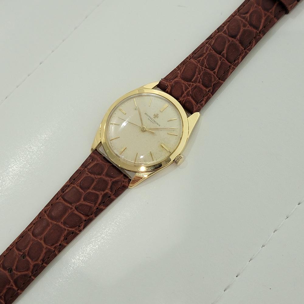 Herren Vacheron Constantin Geneve Ref 6361 35mm 18k Gold Handaufzug 1950er Jahre RA367B 4
