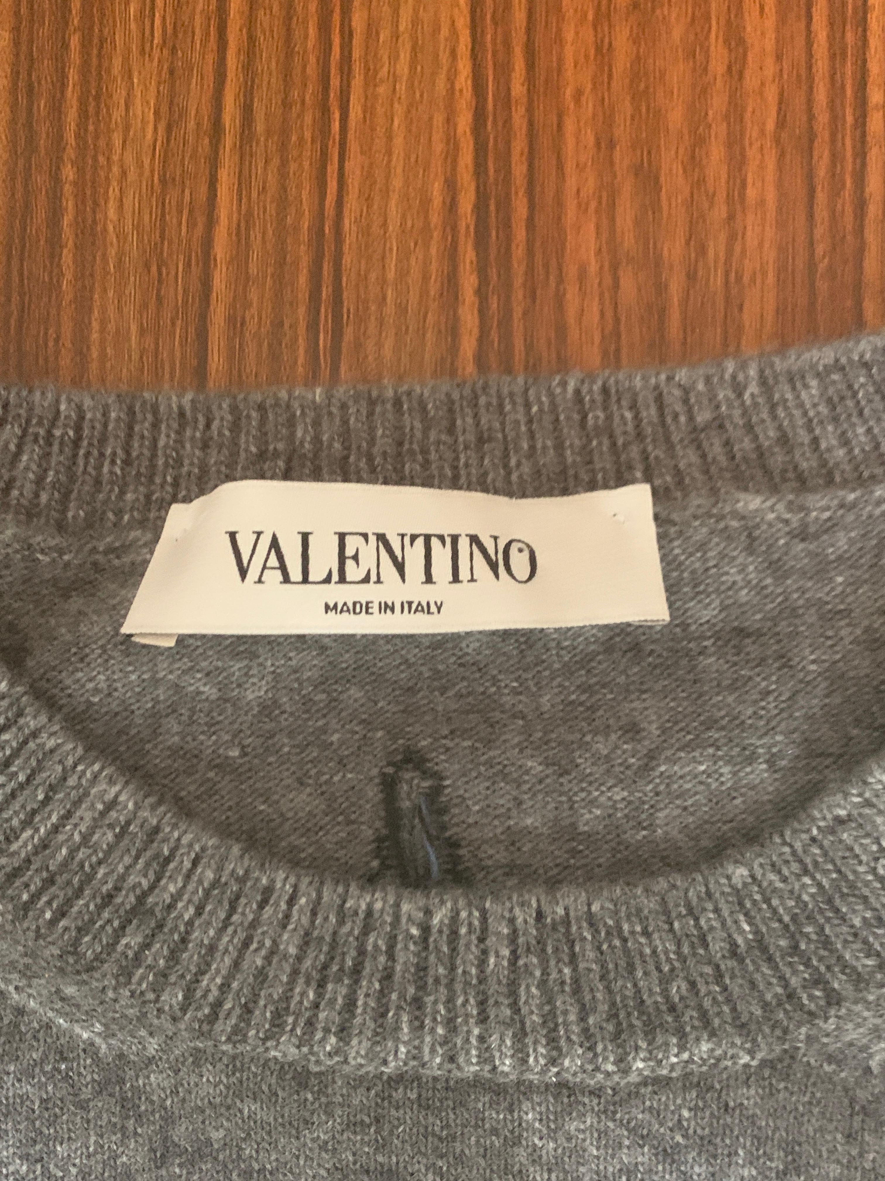 Men's Valentino Grey Sailor Tattoo Sweater in Wool Cashmere at 1stDibs ...